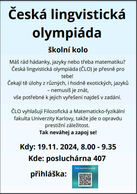 lingvisticka olympiada letak 1 - Česká lingvistická olympiáda - 19. 11. 2024