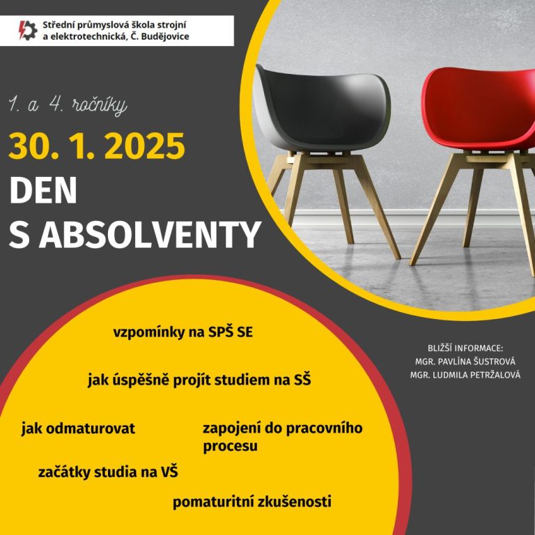 Den s absolventy 2025 - Školní kariérové poradenství